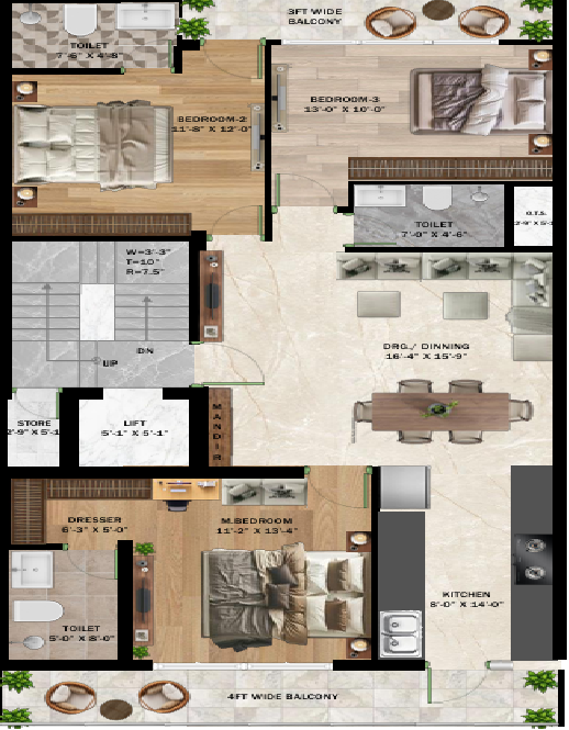 Builder Floors in Gurgaon | Monterey Luxury Floors, Sector 35